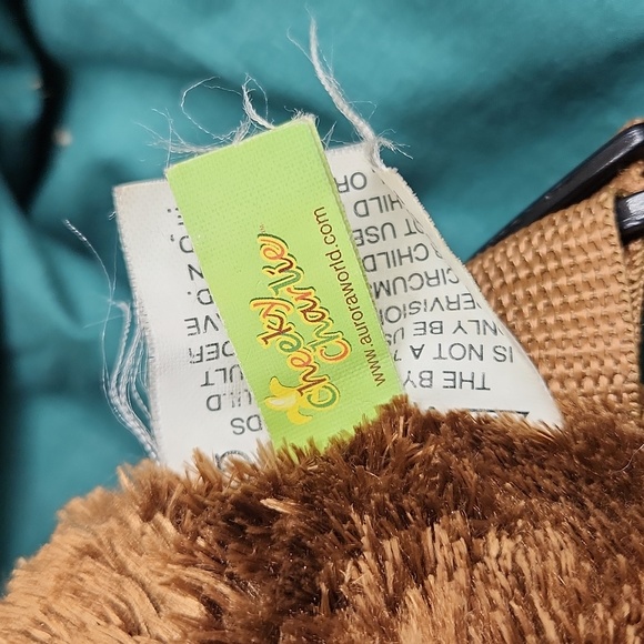 Aurora Cheeky Charlie Childs Harness/Backpack Plush Stuffed Animal Toy Preowned - Picture 4 of 4